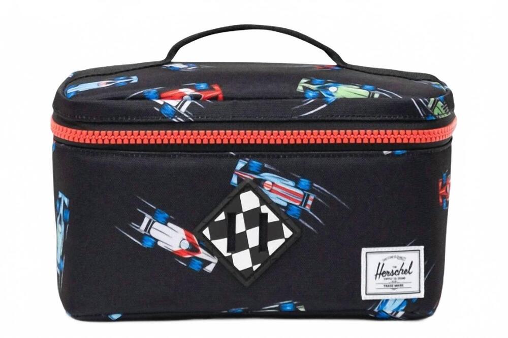 NEW HERSCHEL kids' heritage lunch box in race car